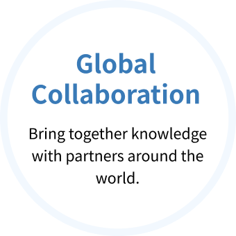 Global Collaboration Bring together knowledge with partners around the world.
