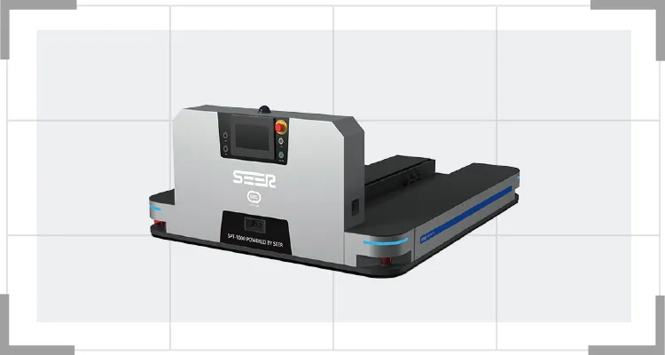 レーザーSLAM自律パレットトラック　SPT-1000