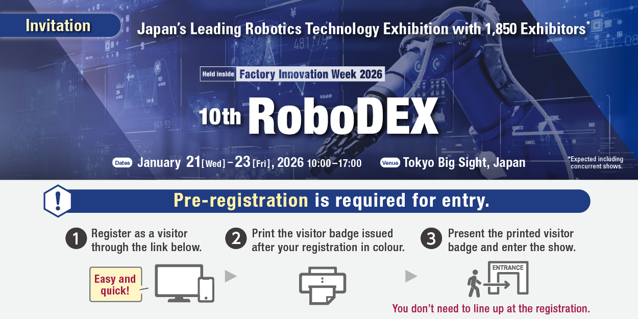 Robodex We will be exhibiting at the 10th RoboDEX from January 21st | News ...